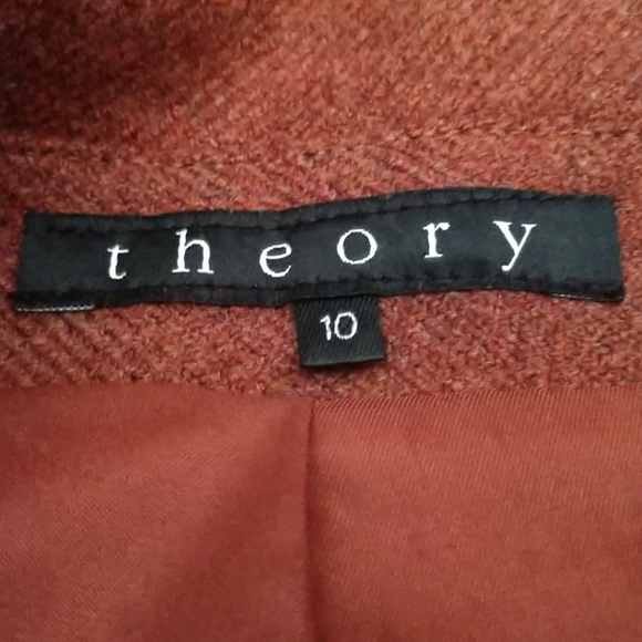 CHRISTMAS #5 THEORY Princess Seam USA made Wool Blazer NWOT COPY - Picture 6 of 7